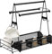 Grill-Werkzeug-Caddy, Camping-Aufbewahrungsbehälter, Outdoor-Koch-Caddy, -Picknick-Organizer, 38 x 17,5 x 39 cm, Multi-Fächer-Grillutensilien-Caddy für einfache Organisation im Freien