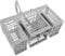 ARTIBETTER Universal Dishwasher Cutlery Basket Small Items Organizer Silverware Rack