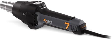 Steinel Heißluftpistole HM 2620 E, 2300 W Stab-Heißluftgebläse, 700°C Heißluftfön, LCD-Display, bürstenloser Motor, LOC-Funktion