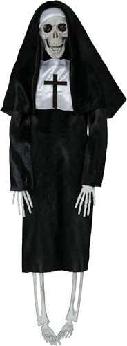 FIESTAS GUIRCA | Deko Hängedekoration Skelett Nonne - Halloween - 40 cm