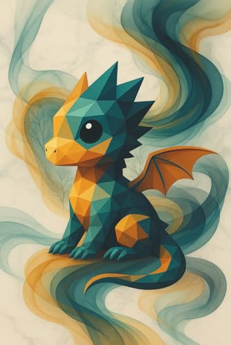 Forbidden Woods Dragon || Lined Notebook, 6x9, 120 Pages: A mystical companion for journaling, note-taking, or creative discovery