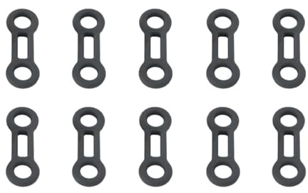 LOVIVER 10x Rigging Ropes Fixing Stopper Rock Climbing Carabiner Ropes Locking s Tool Figure 8 Descender Retainer Limiter