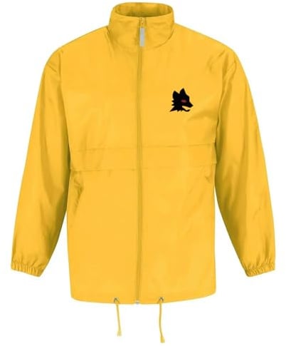 AS Roma Antivento Full Zip Lupo Giallo, X-Large