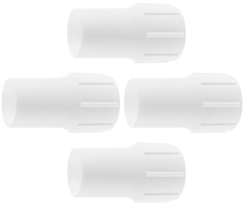4 Stück Pool Schlauch Manschette 1-1/2 Zoll Gewinde Kunststoff Weiß
