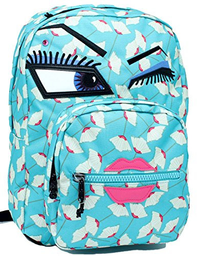 Zaino Americano Ollie Face Yap Aqua Tulip Invicta