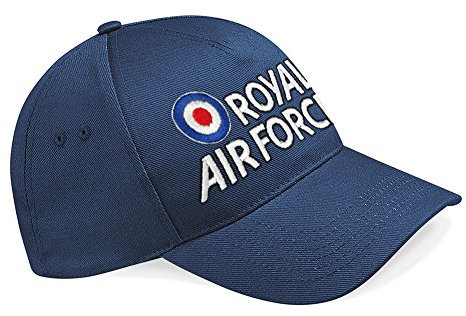 Royal Air Force Gesticktes Logo Baseball Cap Gr. 54, navy