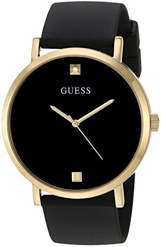 GUESS Hommes Analogique Quartz Japonaise Montre avec Bracelet en Silicone U1264G1