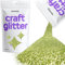Hemway Craft Glitter - Olive Green | Ultrafine Metallic Sequin Flakes for Resin & Epoxy Crafts | Supplies for Tumblers, Cards, Jewellery, Candle, Hair, Face, Body & Nail Art | 100 g