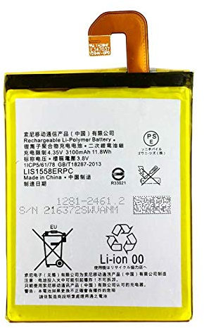 Akku kompatibel mit Sony Xperia Z3 D6603 D6653 LIS1558ERPC mit hoher Kapazität 3100 mAh inkl. Montageset
