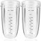 Piezas de repuesto vasos mezcladores de 32 oz (2 paquetes) de repuesto para batidora NutriBullet de 600 W y 900 W
