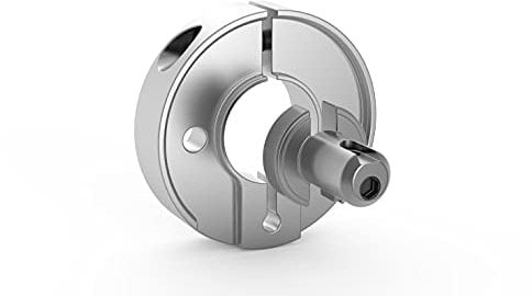tedee/GERDA Adapter für vorhandene Zylinder, Zubehör zum smarten Türschloss von tedee, zur Montage am eigenen Schließzylinder und Schlüssel in silber