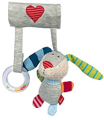 SIGIKID 39482 Anhänger Ringel Dingel On Tour Mädchen und Jungen Babyspielzeug empfohlen ab Geburt grau/mehrfarbig