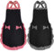 FunChaos Delantales para mujer, delantales negros para mujer, 2 bolsillos, delantales de cocina, impermeable, delantal de cocinero, jardinero, delantales premium como regalos para mamá, mujer, novia