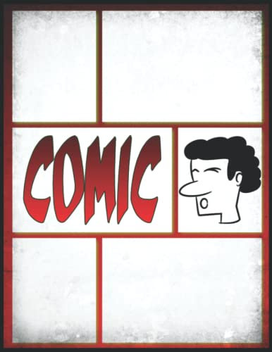 Heft Komik Kinder Zeichnen: Blank Comic Book Craft Für 6 Jahre Altes Mädchen | Lernaktivitäten Im Vorschulalter