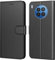 Tenphone Coque pour Honor 50 Lite, Coque pour Huawei Nova 8i, Etui Protection Housse Premium en Cuir PU,Pochette Fermeture Magnétique,Flip Case Compatible avec Honor 50 Lite/Nova 8i (Book Noir)