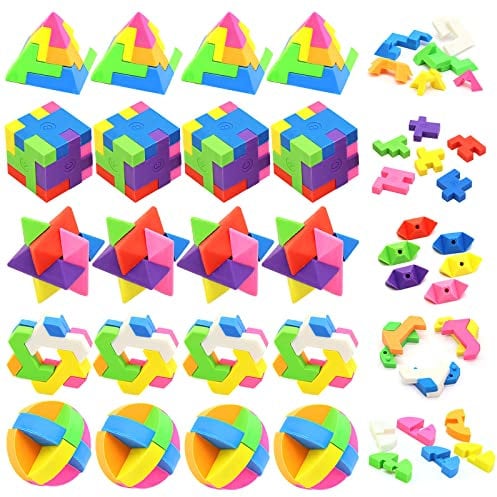20 Stück Mini Würfel Radiergummi, Radiergummi Würfelpuzzle Radiergummi Kinder Würfelpuzzle Eraser Puzzle Würfel Radiergummis Puzzle Radierer Lustige Radiergummis