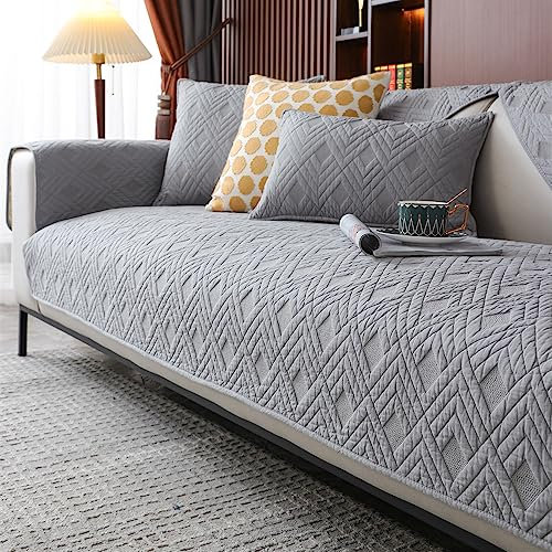 WYJHNLBEDC Sofa/Couch überzug/überwurf/überwurfdecke, Bequeme Baumwolle Sofabezug für Sofa L Form/U Form/Ecksofa 3/2/1 Sitzer, Sofaschutz Hund Kratzschutz Katze, 90x160cm