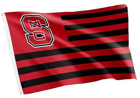 Desert Cactus North Carolina State University Flagge, NCS-Flaggen, Banner, 100 % Polyester, für drinnen und draußen, 7,6 x 12,7 cm (Stil Q)