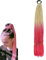 prinfantasy Pferdeschwanz Haarteile Zum Anstecken Vorgedehntes Flechthaar Braids Hair Easy Crochet Hair Extensions Flechthaar Natural Braiding Hair Haarverlängerung für Frauen BZ206