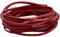 GORGECRAFT 5M x 3mm Flat Leather Cord Genuine Leather Strip 2mm Thick Cowhide Leather String Braiding Thread Rope for Bracelets Neckacle Jewellery Making Boot Lace Belts DIY Beading Crafts, Dark Red