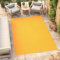 TAPISO Mono Teppich Kurzflor Indoor Outdoor UV-beständig Gelb Einfarbig Wohnzimmer Schlafzimmer Kinderzimmer Modern Design ÖKO-TEX 160 x 220 cm