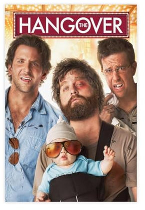 ZOLULA The Hangover 2009 Poster, Leinwand, Poster, Wandkunst, Dekordruck, Bild, Gemälde für Wohnzimmer, Schlafzimmer, Dekoration, ungerahmt, 30 x 45 cm