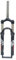 KANGXYSQ 26 27.5 29 VTT Fourche à Suspension Vélo 1-1/8 Voyage 110mm Système Mécanique Alliage D'aluminium - Noir & Blanc (Color : Schwarz, Size : 29INCH)