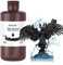 Water Washable ABS Like Resin, JAMG HE Water Washable Art Engineering Photopolymer Resin Toughness Non-Brittle & High Precision Low Odor for LCD DLP SLA 405nm Resin (500g, Black)