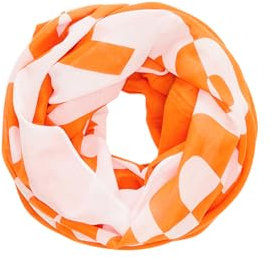 s.Oliver Loop-Schal aus Baumwolle orange 1