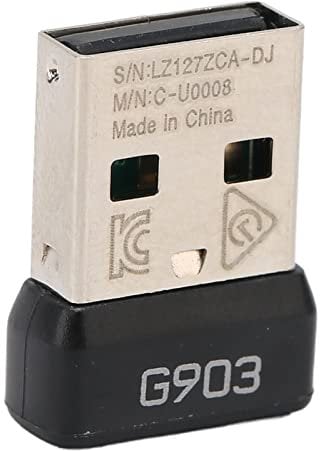 USB Receiver for Logitech G903 Wireless Mouse, 2.4G Wireless Mouse Receiver Adapter, USB Nano Receiver for Logitech G903, Portable and Compact, Plug and Play