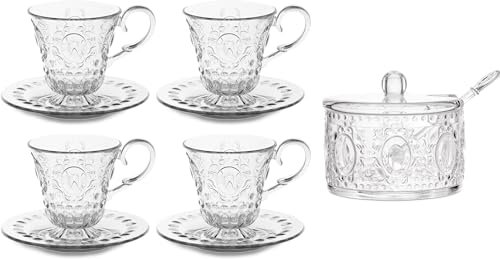 Baci Milano Set 4 tazzine caffe + zuccheriera & cucchiaino Baroque & Rock Anniversary