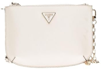 GUESS Damen Ilia Doppelfach Reißverschluss, Crossbody Top Zip, Stein