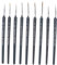 CIMAXIC 9St Pinsel mehrere Detail Miniaturbausatz acrylbilder bürste Reinigung Mini-Bürste Basteln für Erwachsene Miniaturfarbe klein Glasur Aquarell-Set Aquarellstift Kind malen Hölzern