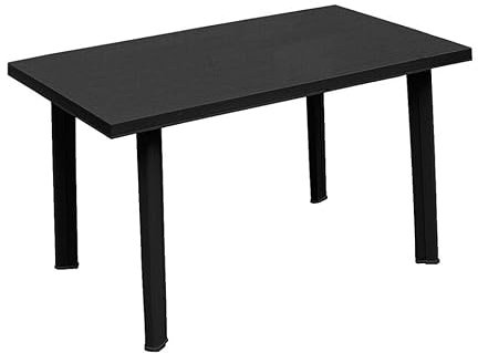 URBN GARDEN Large Summer Weather Proof Plastic Rectangle Table Garden Patio Dining Furniture