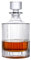 Lily's Home Elegant Glass Whiskey Decanter with Leak-Proof Stopper - Premium Bourbon & Crystal Wine Decanter, Whiskey Bottle, Glass Stopper for Home Bar – 4.60''x9.00'', 33 oz
