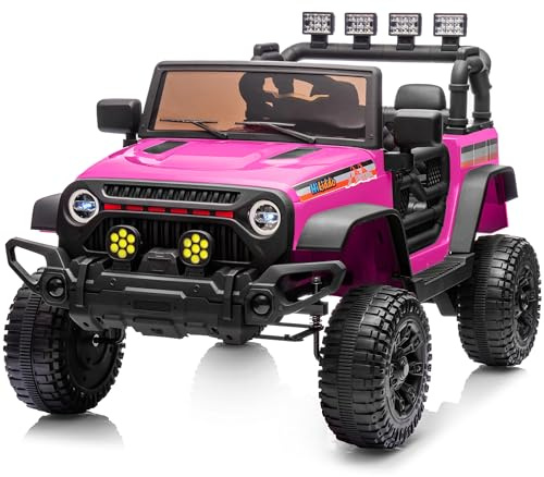 Hikiddo Electric Car for Kids 3-5, 12V Ride on Car with Remote Control