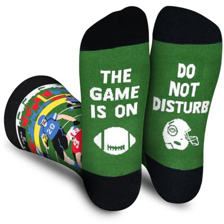Funny Rugby Socks for Men Teens Boys-Do Not Disturb I'm Watching Rugby Super Bowl Socks Fathers Day Novelty Gifts for Dad Husband Fun Socks - Rugby Lovers Valentines Crazy Gifts Stocking Fillers