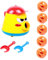HAWILLOSCH Educational Electric Kettle Toy Boys and Girls Training Tool Plastic Toy Develop Crawl Skills Simple to Use Fun Learning