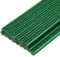 sourcing map 16pcs Full Size Hot Glue Gun Sticks 11mm x 200mm Large Glue Sticks for Glue Gun, Glitter Green