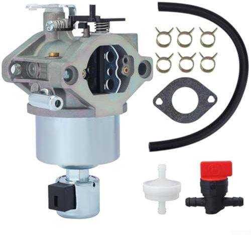 Vergaser-Set, kompatibel mit Motoren von 14,55 PS, 15 PS, 16 PS, 17,5 PS für BS, 594593, 790418, 791858