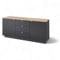 CORE TV-Sideboard in Schwarz, Artisan Eiche Optik - Moderner Fernsehschrank mit Schubladen und viel Stauraum - 180 x 77 x 44 cm (B/H/T)
