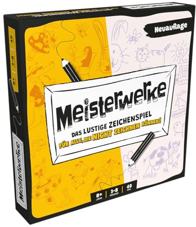 Zygomatic, Meisterwerke (Auflage 2025), Partyspiel, 3-8 Spieler, ab 8+ Jahren, 40 Minuten, Deutsch