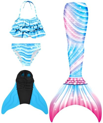 shepretty Monofin Mädchen Cosplay 5656A ，BlueM7,130