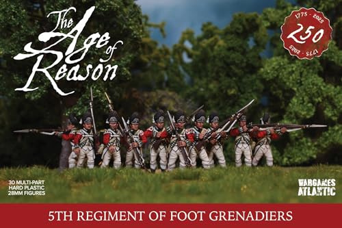 Wargames Atlantic, The Age of Reason, 5th Regiment of Foot Grenadiers, Scale Miniatures