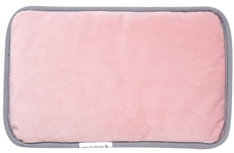Calentador de manos eléctrico con almohadilla térmica, calentador de manos USB de grafeno, alivio del dolor, calambres y dolores musculares, bolsa de compresa caliente(Pink)