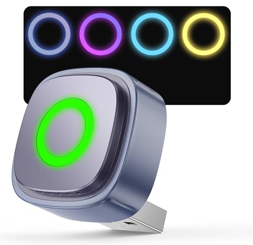 Visoud Ultra-Mini Wireless Carplay Adapter Uk, 2026 Upgraded Edition With A9 Chip, Supports 5.8ghz Wi-Fi Low-Latency Transmission, 3-5 Sec Auto Connect, Compatible With Ios 10+ & Android Auto