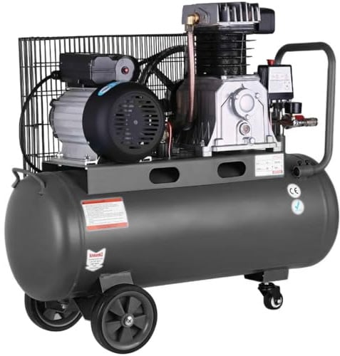Compresor de aire profesional con certificado CE por correa, 150 litros 3 CV 8 Bares