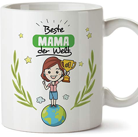 Tasse Mama Geschenk - Beste Mama der Welt - Schöne und lustige Kaffeetasse als Geschenkidee für Mütter/zum Muttertag/zum Geburtstag