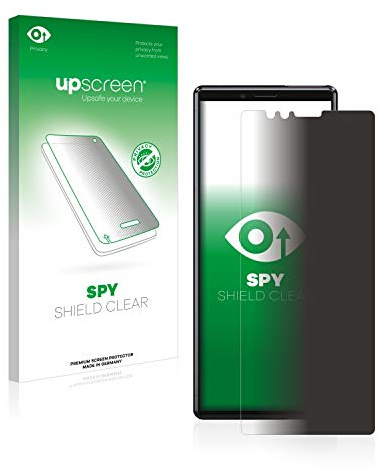 upscreen Blickschutzfolie für Sony Xperia 1 | Anti-Spy Displayschutz Made in Germany Privacy Screen Protector Sichtschutz Blaulichtfilter Klare Folie
