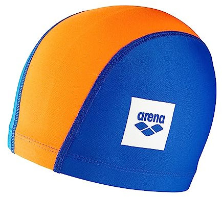 arena Unix II Junior Cuffia Unisex in Tessuto, Cuffia Piscina Bambino e Bambina, Cuffia Nuoto in Tessuto Elasticizzato ad Asciugatura Rapida, Cuffia Morbida e Resistente